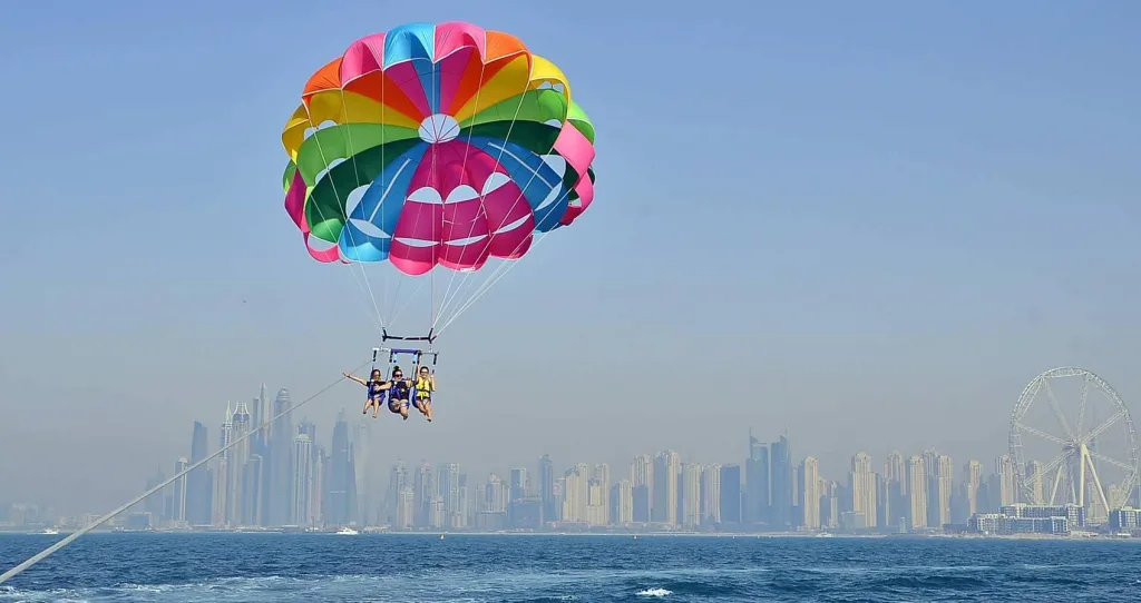 Dubai is Perfect for Parasailing