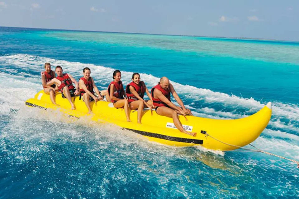 Thrill of the Banana Boat Ride in Dubai